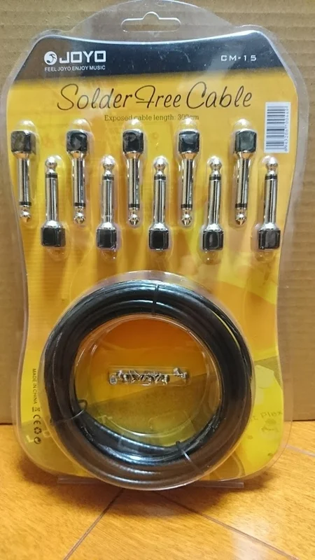 JOYOのCM-15 Solder-free Cable Kitを購入してみました